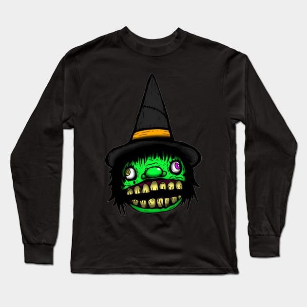 Cackle head Long Sleeve T-Shirt by Nathaniel Ramos